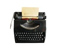 Machine à écrire Manuelle Classique, Machine à écrire Traditionnelle, Parfaite, sans Alimentation, Impression Bicolore, for Notes, Lettres, écriture créative, écrivains littéraires,(Black)