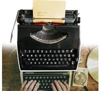 Machine à écrire manuelle classique - Machine à écrire vintage avec impression bicolore pour écrivains expérimentés et débutants, parfaite pour les amateurs de rétro