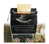 Machine à écrire Manuelle Classique, Ruban, Impression Bicolore, Machine à écrire Traditionnelle, créer à Tout Moment, for Les écrivains expérimentés, Les débutants, Les Amateurs de rétro(Black)