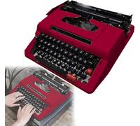 Machine à écrire manuelle créative portable vintage facile à utiliser pour notes ou lettres pour accessoires de film/télévision, vitrines, décorations de café