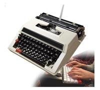 Machine à écrire Manuelle de Style rétro Traditionnel, Machine à écrire Portable à l'ancienne, adaptée for écrire des Romans dans Les Profondeurs de la Jungle(A)