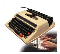 Machine à écrire Manuelle de Style rétro Traditionnel, Machine à écrire Portable à l'ancienne, adaptée for écrire des Romans dans Les Profondeurs de la Jungle(B)