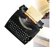 Machine à écrire manuelle - Finition vintage - Design antique - Portable avec boutons flexibles - Idéal pour une écriture claire - Pour les amateurs de littérature