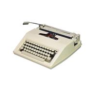 Machine à écrire Manuelle - Machine à écrire mécanique Portable Vintage pour écrire des Lettres n'importe où - Facile à Utiliser, Design Traditionnel, idéale pour Les projets créatifs et Les