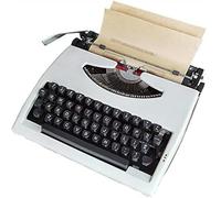 Machine à écrire manuelle - Machine à écrire mécanique rétro pour la maison, le bureau, l'étude, style vintage, idéal pour les écrivains et les projets créatifs