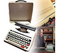 Machine à écrire manuelle, machine à écrire portable vintage pour les amateurs de littéraire, cadeau rétro classique pour écrivains et collectionneurs
