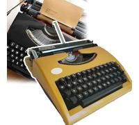 Machine à écrire manuelle, portable, facile à utiliser, sans alimentation, lisible, pour notes, lettres, écriture créative, cadeau littéraire