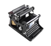 Machine à écrire manuelle portable rétro noir rétro modèle - Fer résistant à la rouille durable