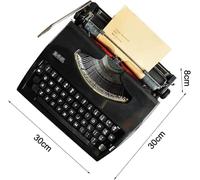Machine à écrire Manuelle Portable Vintage pour écrivains créatifs, Machine d'écriture Classique nostalgique, processeur de Texte Durable avec Un Appel Intemporel pour Une Expression réfléchie
