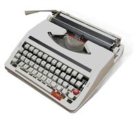 Machine à écrire Manuelle portative Traditionnelle, Machine à écrire mécanique Anglaise, avec Transport d'une Valise, for la Prise de Notes, Les Lettres, Les mémoires