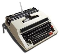 Machine à écrire Manuelle portative Traditionnelle, Machine à écrire mécanique Anglaise, avec Transport d'une Valise, for la Prise de Notes, Les Lettres, Les mémoires