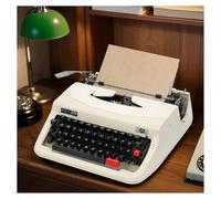 Machine à écrire Manuelle rétro à l'ancienne, Machines à écrire for écrivains for Bureau à Domicile, Salle d'étude, Machine à écrire mécanique Vintage Portable