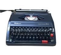 Machine à écrire manuelle rétro anglais pour notes et lettres, design vintage, idéal pour l'écriture créative et la collection littéraire