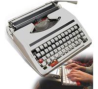 Machine à écrire Manuelle Rétro Avec étui, Machine à écrire Mécanique Portable à L'ancienne, Décoration Fonctionnelle D'inspiration Vintage, Idéale Pour L'écriture Créative, L'artisanat, Lettres
