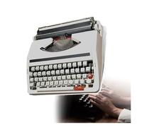 Machine à écrire Manuelle rétro (Capable de Taper), Machine à écrire Manuelle Traditionnelle, avec étui de Transport, Portable for Salon, Chambre à Coucher, Bureau