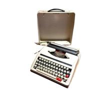 Machine à écrire manuelle rétro classique Clavier mécanique de style vintage Machine à taper traditionnelle sans fil