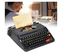 Machine à écrire Manuelle rétro Classique, Machine à écrire for la Maison et Le Bureau, Machine à écrire mécanique for Les écrivains et Les Amateurs d'auteurs(Black)