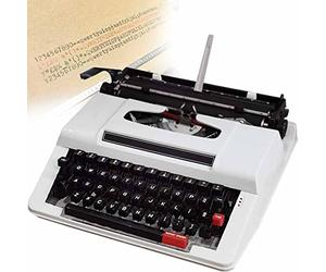 Machine à écrire manuelle rétro - Design vintage pour écrire des romans, idéal pour une utilisation créative