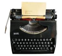 Machine à écrire Manuelle rétro, Machine à écrire Vintage créative, décoration intérieure d'inspiration Fonctionnelle, idéale for Les Lettres, l'écriture créative, l'artisanat,