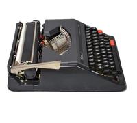 Machine à écrire manuelle rétro portable pour écrivain, machine à écrire mécanique pour notes, lettres, écriture créative - Style classique, design compact