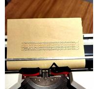 Machine à écrire Manuelle Traditionnelle, Machine à écrire Manuelle rétro Classique, Style Vintage pour Une Ambiance nostalgique, décoration Machine à écrire pour Bureau à Domicile(White)