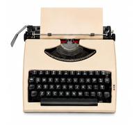 Machine à Écrire Manuelle Vintage avec Clavier Anglais et Étui