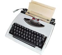 Machine à écrire manuelle vintage avec clavier anglais pour l'écriture et les voyages, cadeau rétro pour écrivains