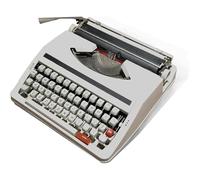 Machine à écrire Manuelle Vintage, Machine à écrire à l'ancienne Portable, Machines à écrire Traditionnelles en Anglais mécanique, pour Notes ou Lettres ou écriture créative