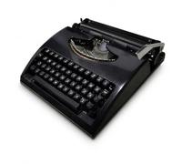 Machine à écrire manuelle vintage, machine à écrire mécanique anglaise | Pas besoin de piles ou d'alimentation ; design rétro compact pour écrire, lettres, travaux manuels et utilisation portable.