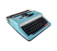 Machine à écrire Manuelle Vintage - Machine à écrire Portable Traditionnelle pour écrivains et collectionneurs, Design rétro, Facile à Utiliser, expérience nostalgique