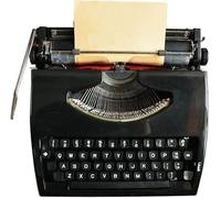 Machine à écrire manuelle vintage - Machine à écrire rétro pour écrivains, traitement de texte classique durable, design nostalgique, parfait pour la maison et le bureau