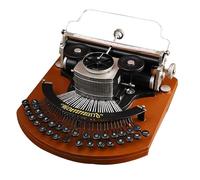 Machine à écrire Manuelle Vintage - Outil d'écriture Classique et Portable for la Saisie de Lettres, décoration de Machine à écrire for Le Bureau à Domicile