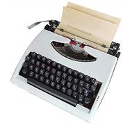 Machine à écrire manuelle vintage pour la maison et le bureau - Machine à écrire mécanique rétro pour écrivains et étudiants - Machine à écrire portable à l'ancienne pour l'écriture créative et la