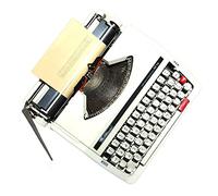 Machine à écrire mécanique Anglaise, Machine à écrire Manuelle Portable Traditionnelle à l'ancienne, Machines à écrire Antiques à Finition Vintage pour Notes, Lettres ou écriture créative
