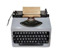 Machine à écrire mécanique collection Vintage classique Desktop Writers Bureau Decor Enveloppe Lettre Écriture Note Prise Roman(C)
