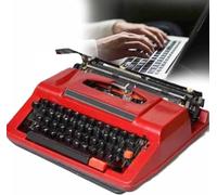 Machine à écrire mécanique - Manuel rétro portable pour notes, lettres et écriture créative