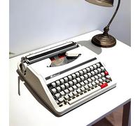 Machine à écrire mécanique portable, design manuel pour écriture créative dans les environnements extérieurs et jungle