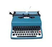 Machine à écrire mécanique Portable - Machine à écrire Manuelle Traditionnelle pour la Prise de Notes, l'écriture de Lettres et Les Cartes de vœux - Touches Flexibles pour Une écriture Claire