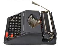 Machine à écrire mécanique portable, traitement de texte rétro classique pour notes, lettres et écriture créative - Style vintage Beige