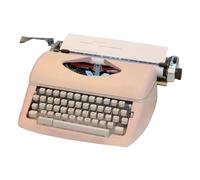 Machine à écrire mécanique Traditionnelle - Design rétro Portable avec Touches Flexibles pour Une Saisie Claire - Idéale pour Une Utilisation au Bureau et Facile à Transporter