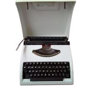 Machine à écrire portable manuel léger en métal étudiant écrivains voyage bureau outils à domicile enveloppe lettre écriture note prise roman