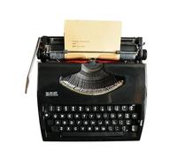 Machine à écrire Portable Traditionnelle à l'ancienne, Machine à écrire pour Un Flux nostalgique, pour Taper des Lettres et des Notes, Machine à écrire décorative pour la Maison et Le Bureau