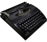 Machine à écrire rétro - Machine à écrire manuelle - Convient pour l'écriture libre rétro, les lettres et l'artisanat - Design portable, adapté pour les projets créatifs