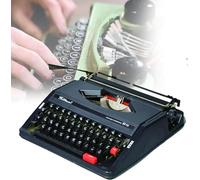 Machine à écrire Vintage à Usage Normal, Machine à écrire Anglaise, Machine à écrire Vintage, Machine à écrire Anglaise, 1980 Classique Nostalgie Portable Rétro Machi, Black