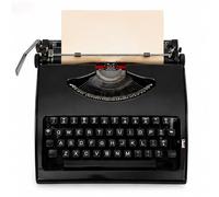 Machine à Écrire Vintage avec Étui pour Écrivains et Décor