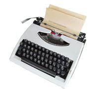 Machine à écrire vintage classique rétro mécanique pour notes ou lettres, design manuel portable antique