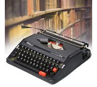 Machine à écrire Vintage Classique Vieux Élégant Traitement de Texte Twin Bobine Noir Rouge Ribb Couché