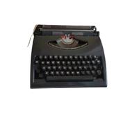 Machine à écrire Vintage Clavier mécanique Design Bureau à domicile Décor Collectible Traitement de texte(A)