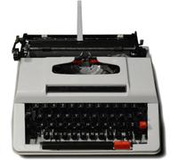 Machine à écrire Vintage Clavier mécanique en acier Bureau Traitement de texte Enveloppe Écriture Prise de notes roman(B)