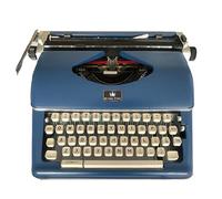 Machine à écrire vintage - Machine à écrire manuelle Modèle portable pour les lieux d'écriture éloignés - Machine à écrire élégante et durable Traitement de texte classique - Machines à écrire pour